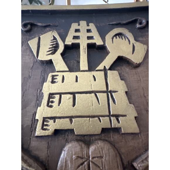 Heineken Bieren Wall Plaque Beer Sign "Nec Pluribus Impar" Faux Wood 12.5" x 11” - Picture 12 of 13